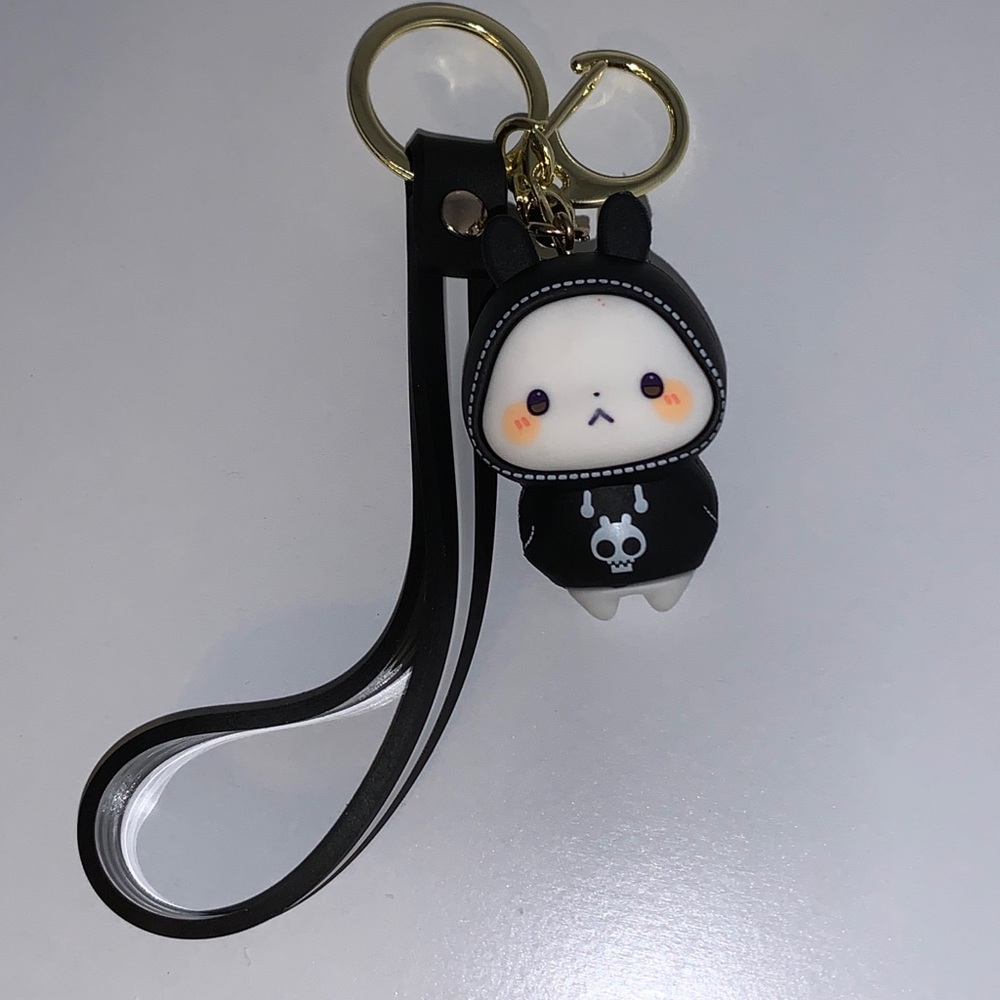 Bunny keychain black color